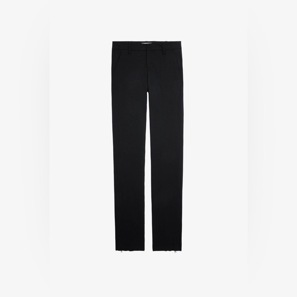 Zadig & Voltaire | Prune Zip Crepe Pant - Picture 6 of 6